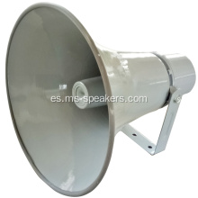 Altavoz de cuerno de aluminio impermeable con perilla de fruncir 30W